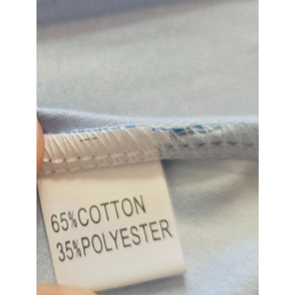 Jiang Wu Blouse Women's XS Black Blue White Fit & Flare 3/4 Sleeves Ruffles NWT - Picture 7 of 16